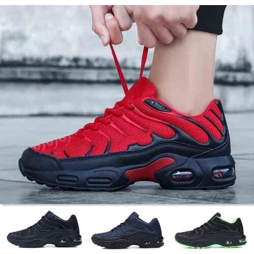 Mens Professional Air Cushion Mesh Breathable Running Shoes Men Outdoor Sports Athletic Walking Shoes Sneakers Plus Size 47