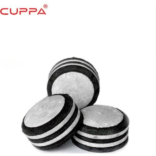 Cuppa Tip Leather Pool Snooker Stick Kit Cue Tips 3 pcs 13mm 12mm 10mm Billiard Accessories China