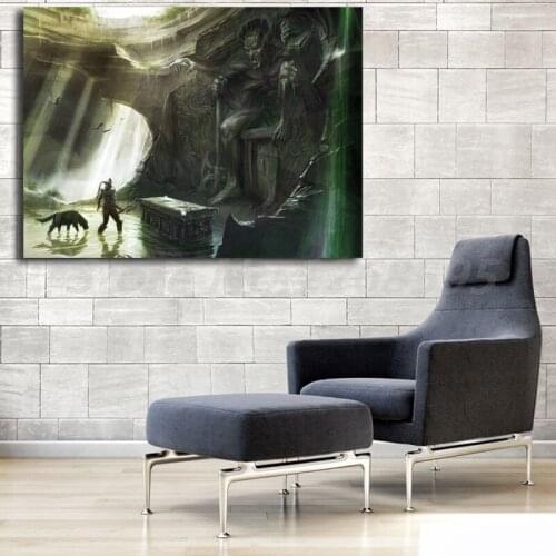 Blades V Skyrim Wall Art Canvas Poster And Print Canvas Painting Decorative Picture For Modern Living Room Home Decor