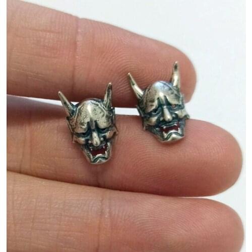 New Tide Male Ear Nail Rock Personality Earrings Hip Hop Punk Mens Retro Style Gothic Skull Earrings Jewelry