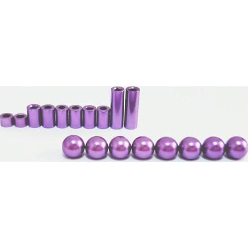 Stabilizer Ball Cap+3/6/12mm Aluminum Spacer Set for 1/32 Scale Tamiya Mini 4WD Racing Car Model 15473 95206