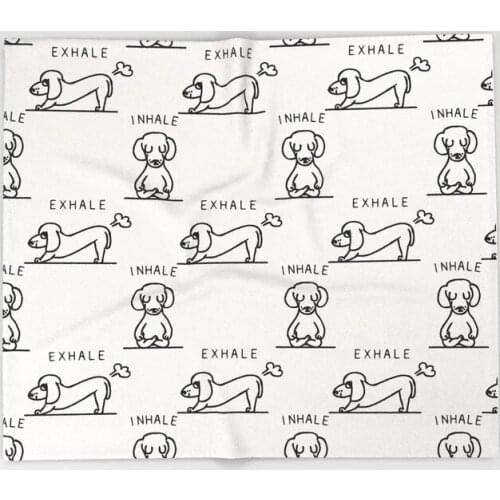 Dachshund Cartoon Throws for Sofa Cute Kids Design Inhale Exhale Dachshund Blankets Christmas Decorations Home Custom Blanket