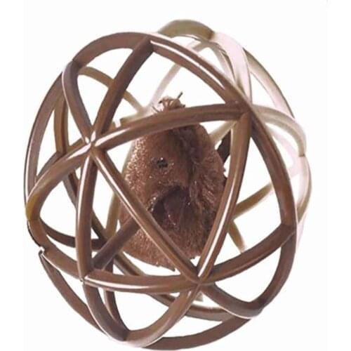 Pet Supplies Ball Shaped Cat Toy Interactive Ball With Built-in Mouse Pet Toys Pet Accessories