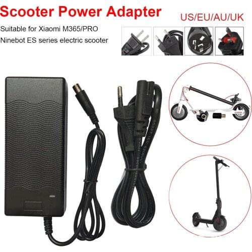 Electric Scooter Charger 42V 2A Adapter For Xiaomi Mijia M365 Ninebot Es1 Es2 Electric Scooter Accessories Battery Charger