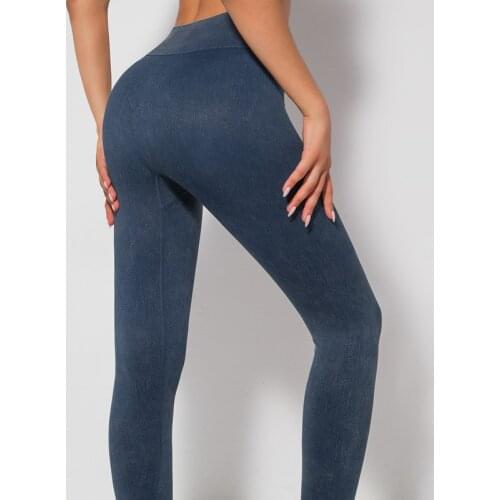 High Waist Women Leggings Seamless Knitted Yoga Pants Workout Cycling Pants Woman Fitness Leggins Solid Color Sports Pants New