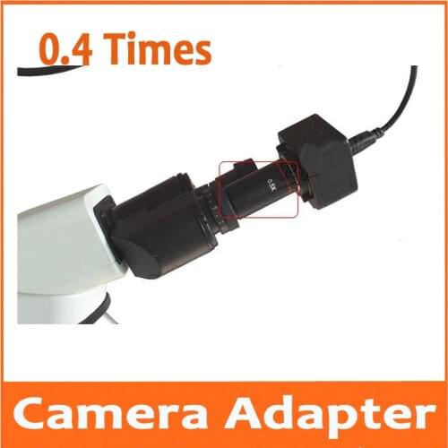 0.4X Biological Microscope camera industrial camera CCD interface adapter C interface Electronic Eyepiece Reducing Mirror 23.2mm
