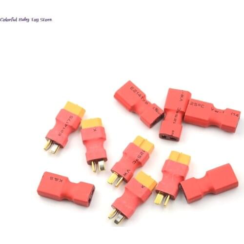 1pcs XT60 XT-60 to T-Plug Deans Male & Female No wire adapter connector For Lipo Battery charger