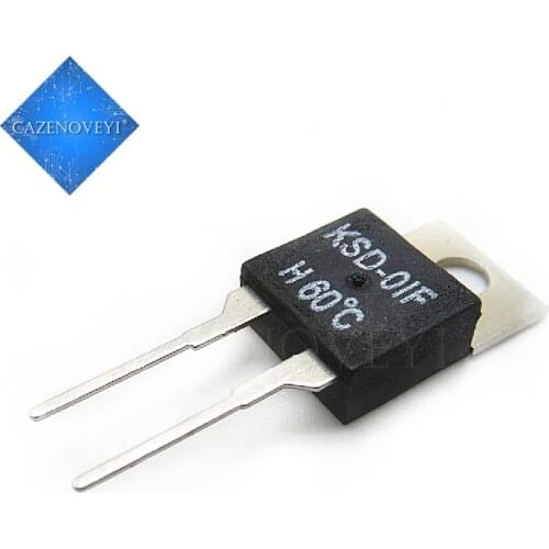 1pcs/lot KSD-01F 40 45 50 55 60 65 70 80 85 degree normally closed thermostat switch Temperature Control TO-220