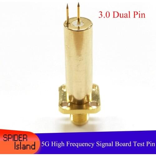 20pcs RF High Frequency Double PIN Test head 3.0 2P Radio Frequency Test Fixture SMA Female wifi 5G High Frequency Signal Board