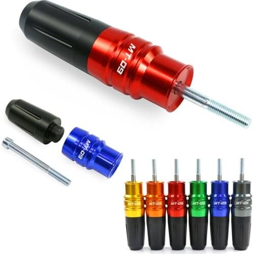 Motorcycle Accessories CNC Exhaust Sliders Crash Protector Frame Crash Pads M8/M10 For YAMAHA MT-09 MT09 MT 09 Tracer FZ-09 FZ09