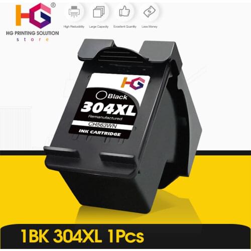 ALIZEO 1 Black compatible For hp 304 304xl Ink Cartridge for hp304 xl Deskjet 3720 3721 3723 3724 3730 3752 3755 3758 printer