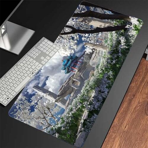 Anime Beautiful Scenery Game Keyboard Mouse Mouse Pad Xxl Rubber Material Notebook Computer Player Non-slip MousePad Wholesale