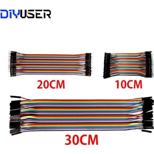 Dupont Line 10cm/20CM/30CM Male to Male+Female to Male + Female to Female Jumper Wire Dupont Cable for arduino DIY KIT
