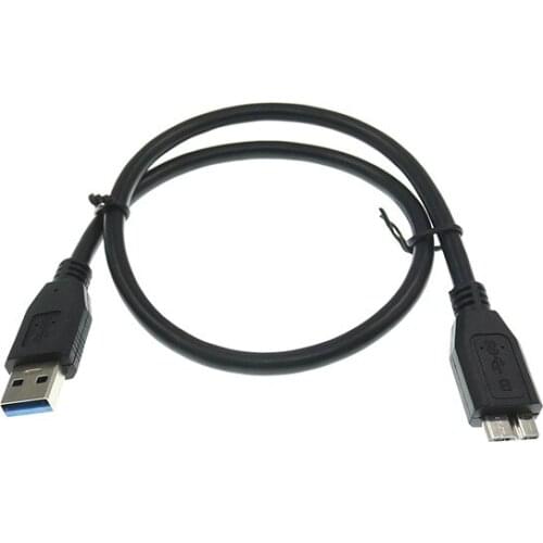 Micro USB3.0 Data Sync Charging Cable USB 3.0 Micro-b USB Cable for HD PC USB Mobile Hard Disk Connection Line