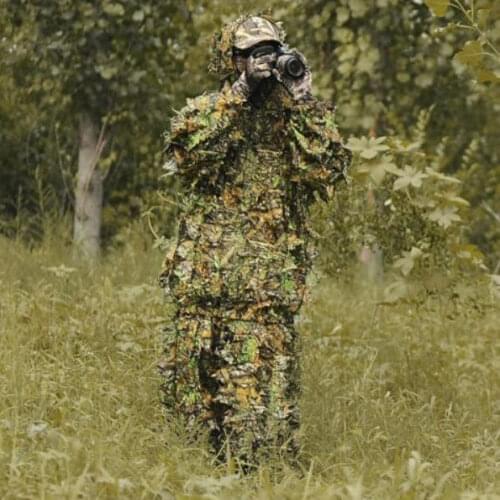 Leaves camouflage leafy camouflage clothing geely camouflage uniform 3 d forest hunting forest camouflage clothing
