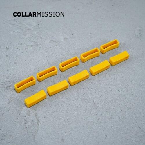 Easy to install and remove colorful plastic square dog collar backpack with diy parts 25mm aurantia SK25SJ06