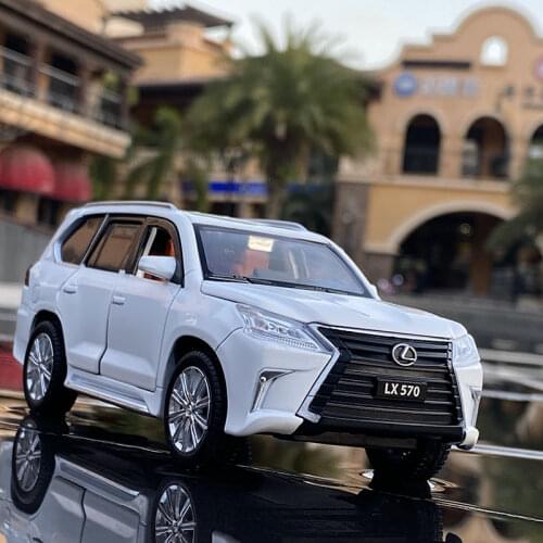 1:32 LEXUS LX570 SUV Alloy Car Diecasts & Toy Vehicles Toy Car Metal Collection Model car Model High Simulation Toys For Kids