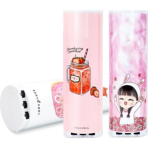 NBX Password Code Lock Pencil Case Resettable Push Button Lock Multifunctional Pen Holder School Stationery Makeup Box Boy Grils