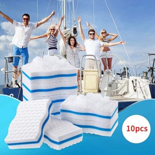 New 10 Pack Boat Scuff Erasers Extra Thick Durable Boat Sponge for Cleaning Streak Deck Marks ic Boating Accessories