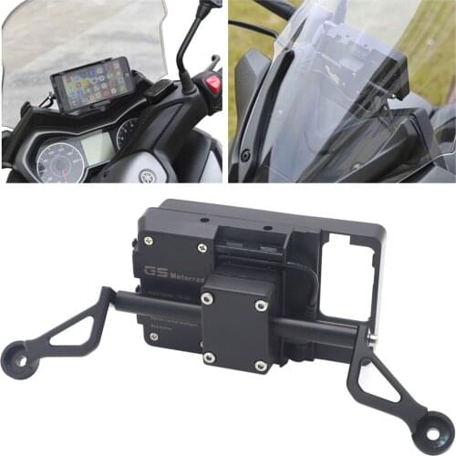 For Yamaha XMAX 300 XMAX300 X MAX 300 Motorcycle Front Phone Stand Holder Smartphone Phone GPS Navigaton Plate Bracket