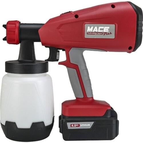 21V2.0AH /4.0AH Lithium-Ion Battery Hand Held Electric Paint Spray Gun Adjustable Paint Sprayer Paint Air Compressor1000lm