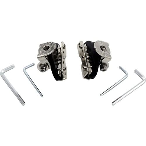 2 Pieces Stainless Steel Universal Car LED Work Light Bar Mounting Bracket Holder, Simple Installation