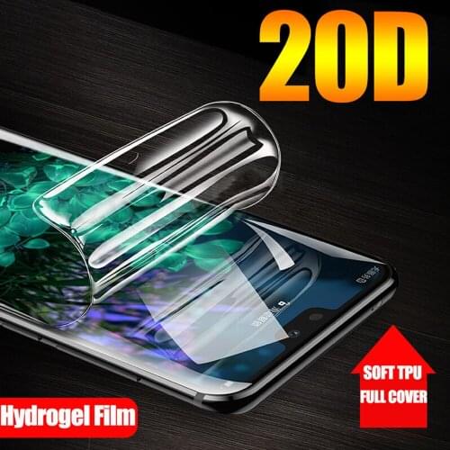 Soft full cover for huawei y9s y9 prime 2019 y9 2018 phone screen protector hydrogel film protective film Not Glass smartphone