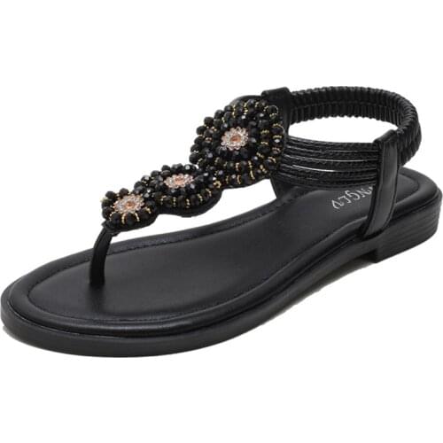 Kalsooni 2021 NEW Women Flat Sandals Comfortable Beach Shoes