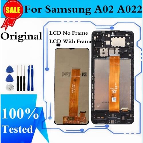 LCD For Samsung Galaxy A02 Display SM-A022F A022 LCD Touch Screen Digitizer For Galaxy A022F/DS A022M A022M/DS Replacement Part