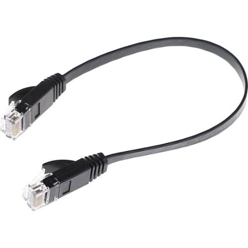 1pc High Quality 30cm Cat6 Network Cable Patch Cord RJ45 Slim High-speed Computer Networking Cord