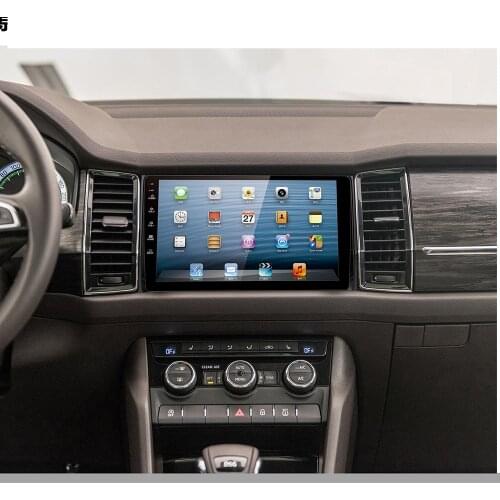 10.1 Inch Car Fascia For Skoda Kodiaq Fascias Audio Fitting Adaptor Panel Frame Kits Car DVD Frame Dashboard