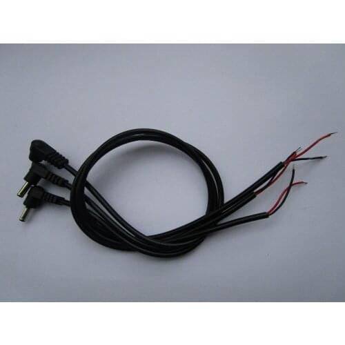 10 pcs DC Power 3.5x1.35x9mm Male Right Angle Plug Connector DIY Cord Cable 28AWG