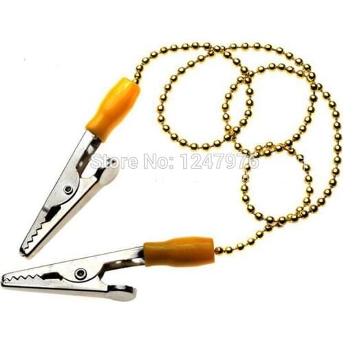 15 Pcs Dental Instrument Bib Clips Flexible Ball Chain Napkin Holder