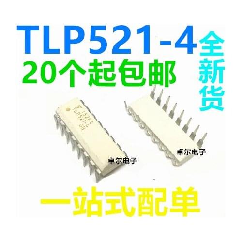100% New&original TLP521-4 TLP521-4GB DIP16 DIP-16 In Stock (10pcs/lot)