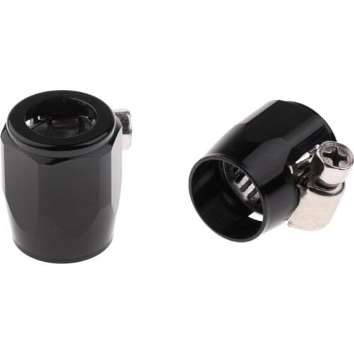 2 Pcs. Hose Clamps With Adjustable Worm Drive, Clamping Range Φ 12-19mm, Black