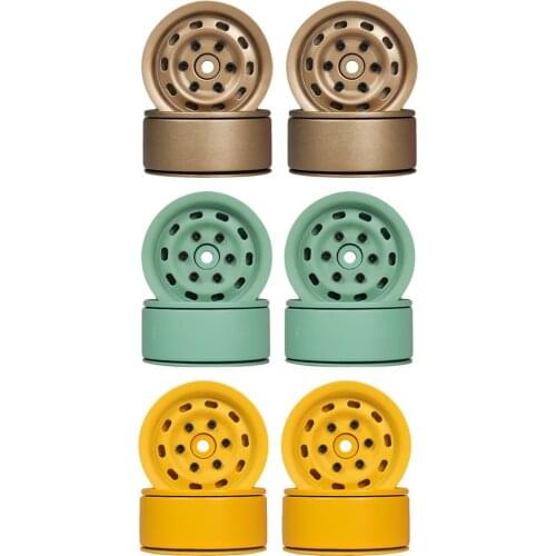 4pcs 1.9'' RC Remote Control Wheel Rim Oval Hole for 1/10 -4 D90 Parts