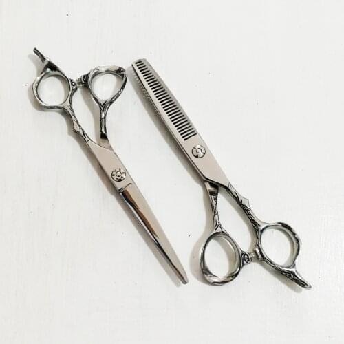 SR-6CR-003 Sharp Blade Hairdressing Scissors Professional Hair Scissor Set