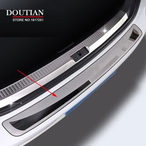 For Vw Golf 7 Mk7 Stainless Steel Rearguards Rear bumper Trunk Trim Bumper Pedal Car Styling Accessories