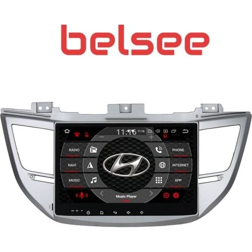 Belsee octa Core PX5 Ram 4+64GB Android 9.0 Car DVD Multimedia Player for Hyundai Tucson ix35 2016 2017 Radio GPS Navigation