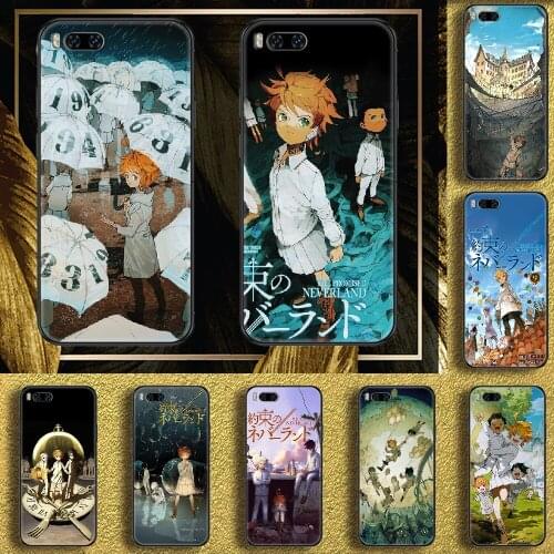 Anime The Promised Neverland Phone case For Xiaomi Mi Max Note 3 A2 A3 8 9 9T 10 Lite Pro Ultra black soft shell silicone