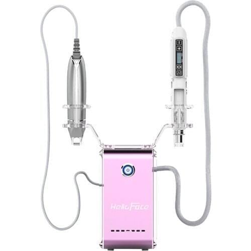 Korea 2 In1 Mesotherapy Eye Massage Wrinkle Removal And Skin whitening Machine With Needle Free Injection System