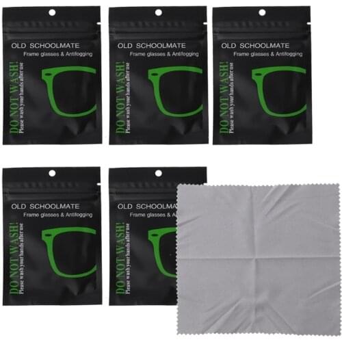 Microfiber Anti-Fog Cloth Eyeglasses Cleaner For Lenses Reusable Suede Defogger Cloth Anti-Fogging Cloth Glasses Accessories