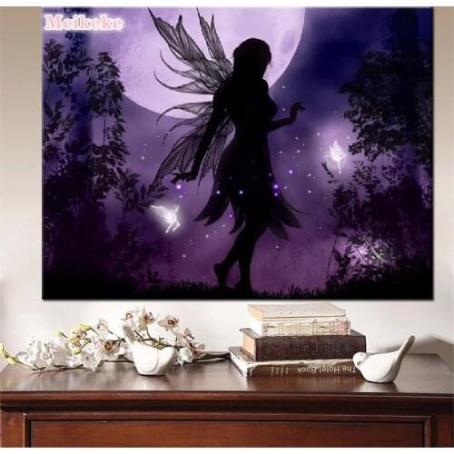 DIY Diamond Painting Set Cartoon dream flower spirit 5D Diamond Embroidery Cross Stitch Pictures Girls room Home decoration gift