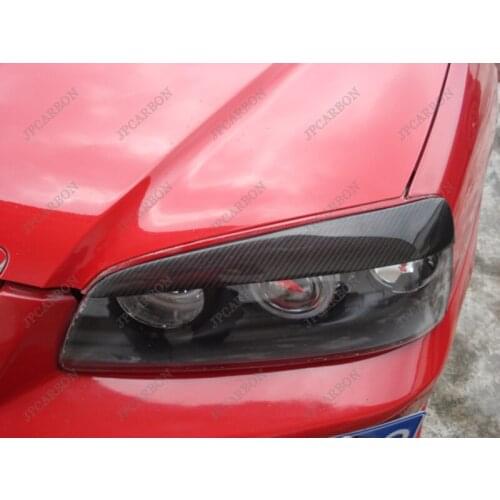 Carbon Fiber Headlight Eyelids Eyebrows for 2000-2006 Hyundai Elantra