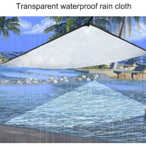 Rainproof AccessoriesFilm Transparent Rainproof Cloth Tarpaulin Garden Balcony Greenhouse Plant Keep Warm Waterproof Cloth