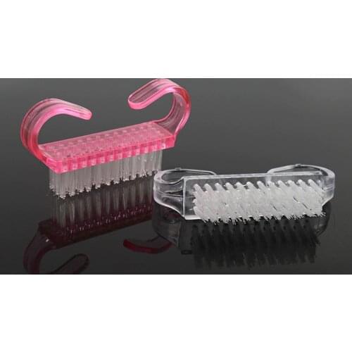 Manicure Soft Remove Dust Care Pink Cleaning Dust Pink Soft Pedicure Nail Art Tool Portable After File Nail Cleaning Brush