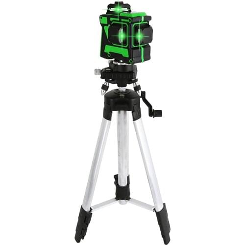 12 Lines 3D Green Laser Level Self-Leveling 360 Degrees Horizontal And Vertical Cross Green Laser Lines Laser Level With Battery
