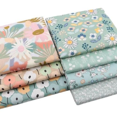 Summer Style Twill Cotton Fabric for Girls' Dress Sewing, Blankets Bed Sheet Cushion Curtain Clothes DIY Cloth,Fabric By Meter