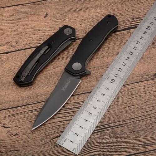 New Kershaw 4020 folding knife 8cr13mov blade G10 handle pocket outdoor camping hunting knife Tactical Survival knives EDC tools