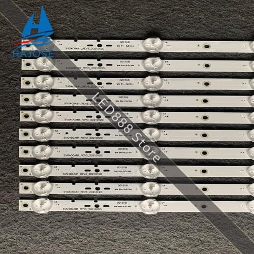 LED Backlight strip 5 lamp for Sony 40"TV KLV-40R470A KDL-40R473A SVG400A81 REV3 121114 S400H1LCD-1